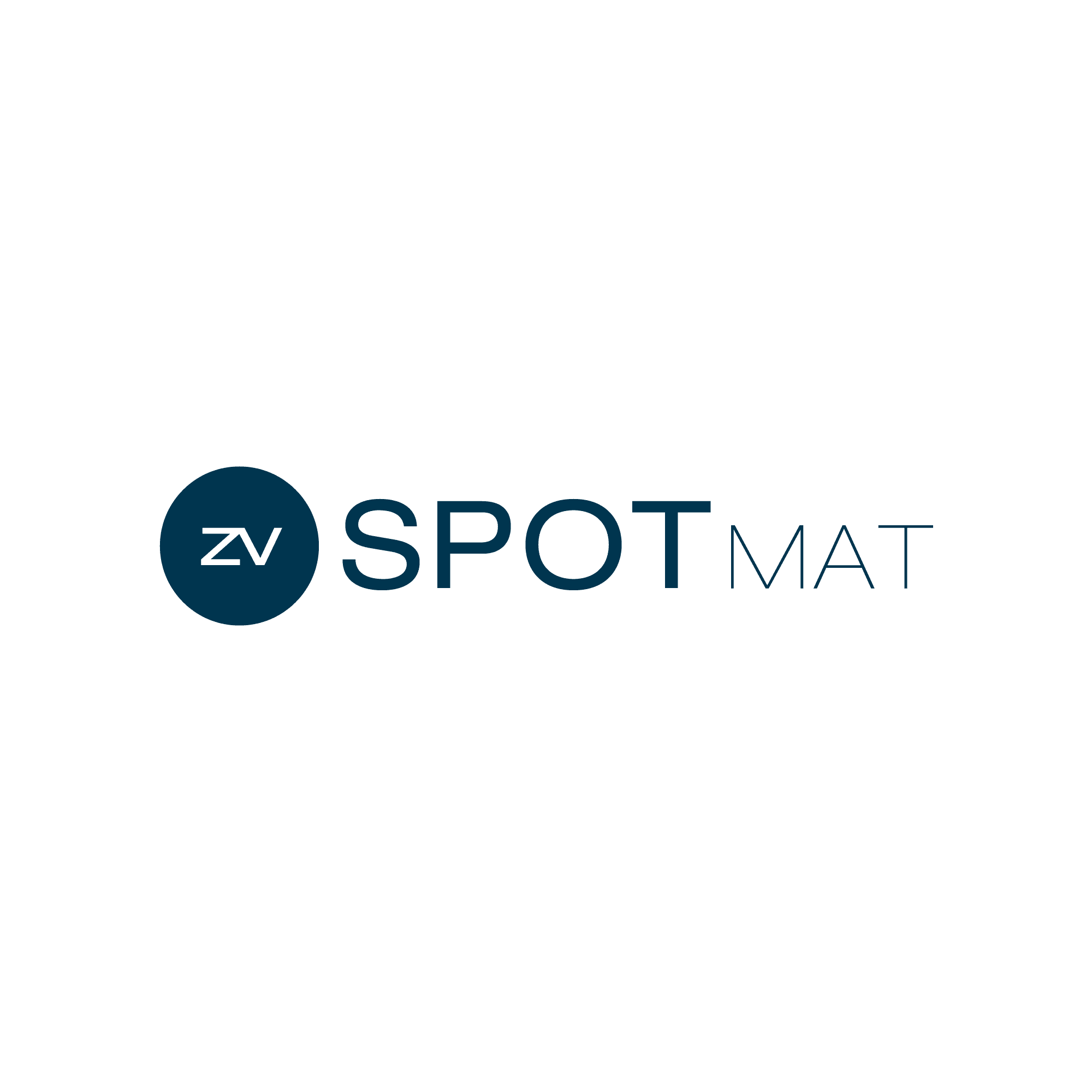 Es ist das Logo von SPoT für Materialstammdaten zu sehen.