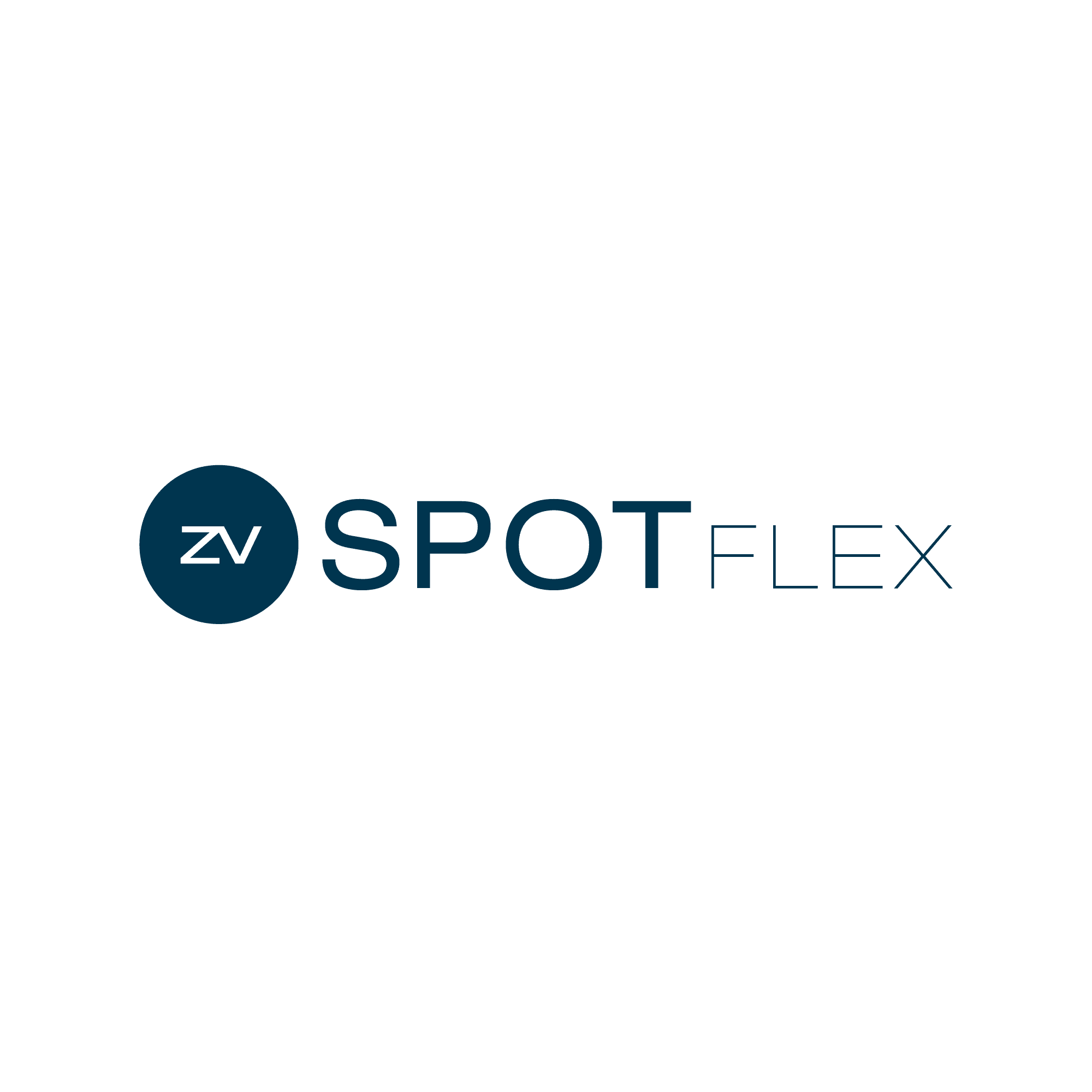 Es ist das Logo von zetVisions SPoT FLEX zu sehen.